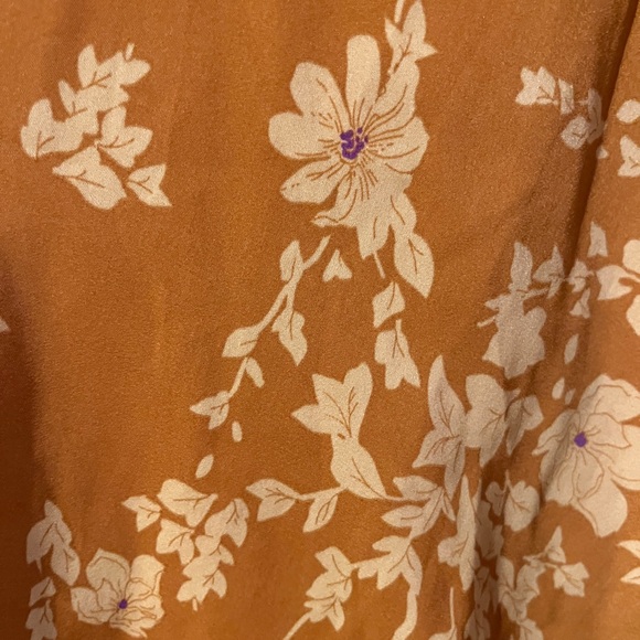 Free People Silk Floral Dress - Picture 3 of 10